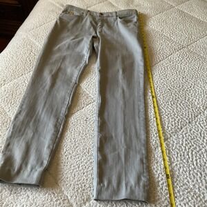 Second Yoga Jeans Slim Leg Pants Women 29 Grey Excellent Made in Canada SWP 1197